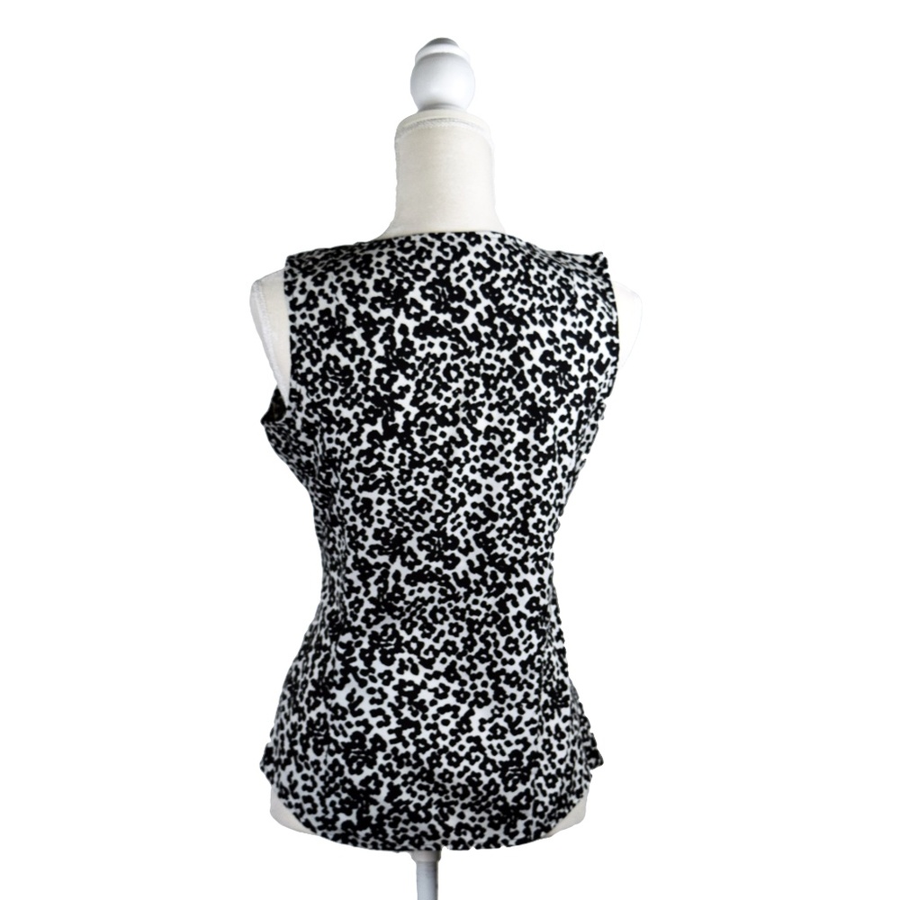 Banana Republic Womens Ruffle Animal Print Tank - Picture 4 of 8
